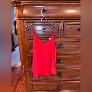 Sandy & Sid Red V-Neck Camisole Tank – Size Small